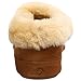 Acorn Women's Shearling Bootie for Women - Genuine Sheepskin, Memory Foam, Non-Slip, Durable - House Slippers with Indoor/Outdoor Sole