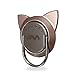 Finger Ring for Magnetic Car Mount,Metal Cell Phone Finger Holder Stand, Pop 360 Rotation Cat Shape Grip Socket Kickstand for iPhone X 7 8 Plus 6 6S SE, Samsung Galaxy Note 8 S8 S7 Tablet (Rose Gold)