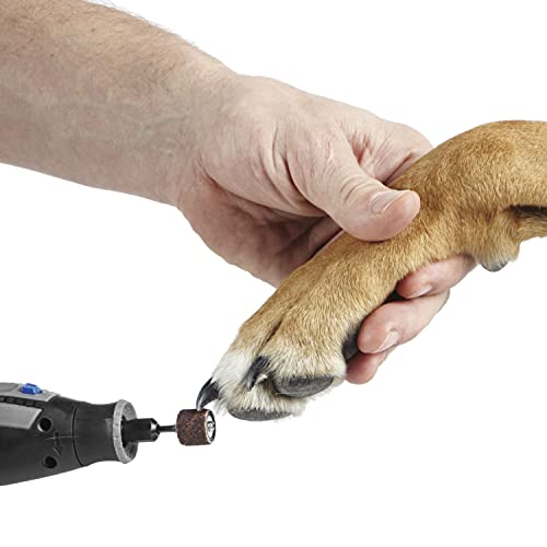 DREMEL PAWCONTROL 7760-PGK DOG NAIL GRINDER AND TRIMMER – CORDLESS & RECHARGEABLE PET GROOMING TOOL KIT – SAFE AND HUMANE FOR DOGS, CATS, AND SMALL ANIMALS