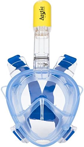 Crazy Deal. Ends Soon! Full Face Snorkel Mask Set 180° Panoramic View w/ Anti Fog EasyBreath Dry Snorkel Set System - Perfect for Adults or Kids - Waterproof Phone Bag &amp; Ebook!