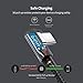UGREEN USB to USB C Cable 90 Degree USB C Fast Charging Cord Compatible with iPhone 16/16 Plus/16 Pro/16 Pro Max/15/Samsung Galaxy S10/S10+/Pixel 7/6a/LG G8/G7/Pixel/Switch, etc, 1.6FT
