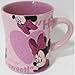 Disney Parks Exclusive Minnie Mouse Glass Beaded Ceramic Pink Quotes Coffee Mug