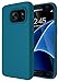 Diztronic Samsung Galaxy S7 Case, Full Matte Flexible TPU Series, Slim-Fit Soft Touch Flexible GS7 Phone Cover - Full Matte Teal Blue