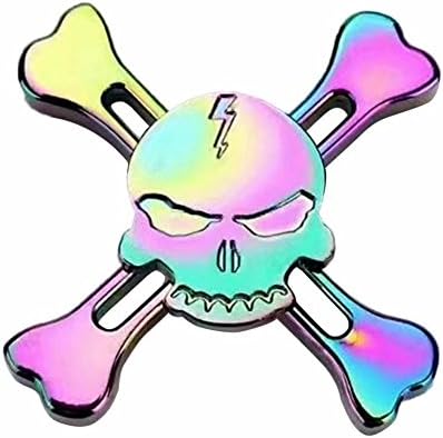 New Cool Colorful Skeleton Pattern Fidget Spiner Finger Spinner For Adult Kids Autism And ADHD Anti Stress Halloween Gift Toys