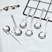 Guitar Coffee Spoons 6-Park Creative Cute Spoons 18/10 Stainless Steel Teaspoons Guitar Shaped by IRONX(silver)