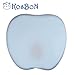 KSB 9 Inches Blue Soft Memory Foam Baby Pillow Head Positioner Neck Support,Prevent Flat Head Syndrome for 3 Months to 1 Year Old Infant (Apple Shape,Includes Pillow Case).