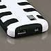 MyBat SAMI500HPCSK051NP Fishbone Case for Samsung Fascinate/Mesmerize i500 - 1 Pack - Retail Packaging - Ivory White/Black