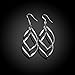925 Sterling Silver Double Twist Wave Long Tassels Drop Dangle Earrings for Women girls (1)