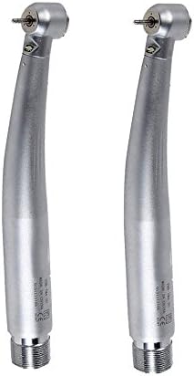 NSKR HPS New High Speed E-generator Fiber Optic LED Hand Tools Push Button 3 Water Spray 2 Hole (2 Pack)