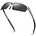 SOXICK Men's Sports Polarized Sunglasses - Fashion UV Protection Rectangular Half Frame Sun Glasses