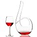 Zalik Wine Decanter Instrument Shaped Design - Superior Quality Crystal Hand Made large Wine Carafe Holds 1800 ML - Lead Free The Premium Gift For Wine Lovers