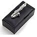 ZUNON Saxophone Tie Clips Sax Tie Bar Tacks Mens Silver Golden Tone Music instrument Tie Clasps Musician Gifts