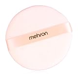 Mehron Makeup Round Professional Makeup Powder Puff, 4.75