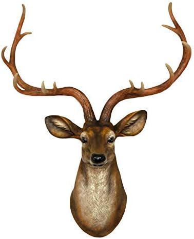 Amazon Com Yj Home Deer Head Wall Decor Faux Stag Mounted