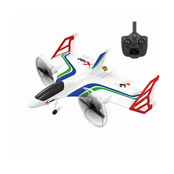 GRTVF RC Airplane 6 Kanal RC-Ebene, Stunt fliegend Fernbedienung Flugzeugspielzeug für Erwachsene und Kinder, Rools und…