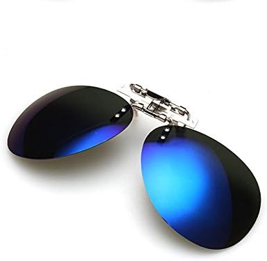 YULON Unisex Driving Myopia Polarized Stainless Steel Clip Sunglasses(K4)