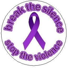Break the Silence - Stop the Violence 1.25 Magnet - Domestic Violence ...