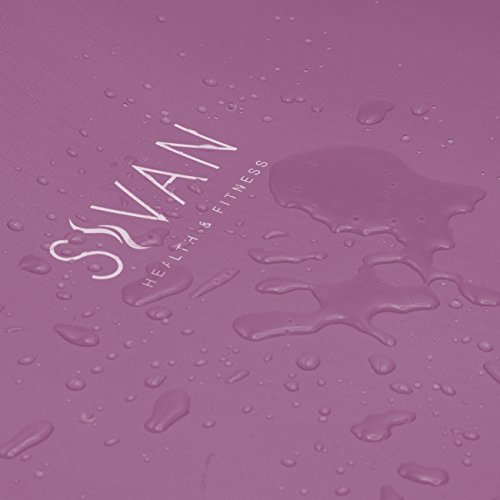 Sivan Health and Fitness 1/2-InchExtra Thick 71-Inch Long NBR Comfort Foam Yoga Mat for Exercise, Yoga, and Pilates (Purple)
