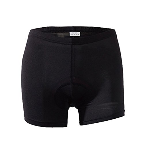 Goodkids Women's 3D Padded Bike Shorts Cycling Pants Tights Breathable Bicycle Gel Comfort Style Underwear (XXL, Black)