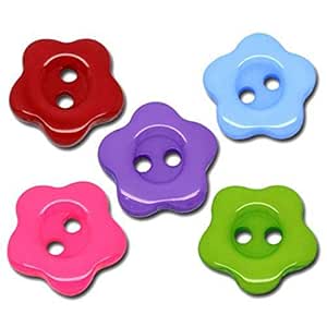 jooks pintado botones de 2 agujeros botones de madera Botones de