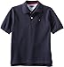 Tommy Hilfiger Big Boys' Short Sleeve Ivy Polo Shirt,Masters Navy,Large (16/18)