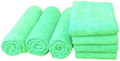 DaChan ONE Dozen(12pcs) Microfiber Cleaning Towels 12" x 12" - Blue