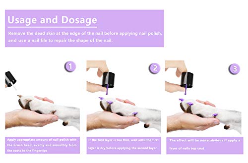 lesotc Dog Nail Polish,Water-Base - Thumbnail 5