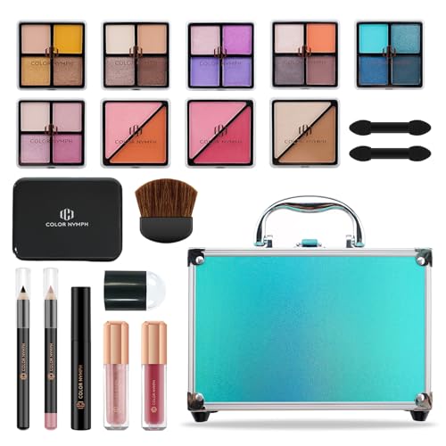 Color Nymph Beginner Makeup Kits For Teens With Train Case Inc... 41IsObKj7ZL