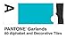 Pantone Hanging Letters: 80 Alphabet and Decorative Tiles (Room Decorations, Banner Letters for Walls, Garland Letters)