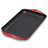 Le Creuset 20133400600460 Grill Extra Large Smooth Base Enamelled Cast Iron Cherry