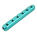 uxcell Aluminum Quick Connect 6 Outlet Air Manifold Splitter Teal Green