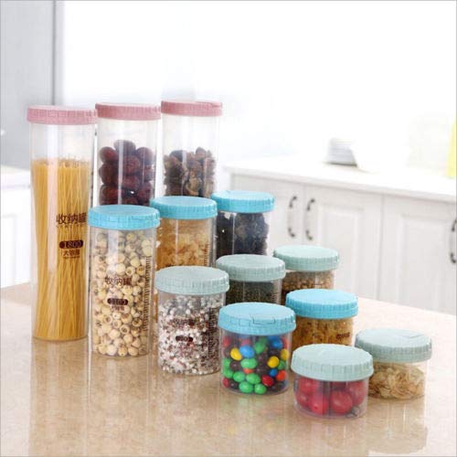 2018 Plastic Food Cereal Grain Bean Rice Storage Box Container Cases 300 1800ml - Storage Bottles Jars - Thumbnail 6