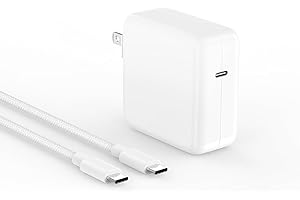 SATURNDOCK 100W USB C Charger Compatible with MacBook Pro 16/15/14/13 inch (2016-2024), Air 15/13 inch (M1-M4, 2018-2025) Com