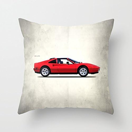 MostFans Throw Pillow Cases Ferrari 328 GTS 1987 with Simple Styles for Home Car Office Coffee Decoration