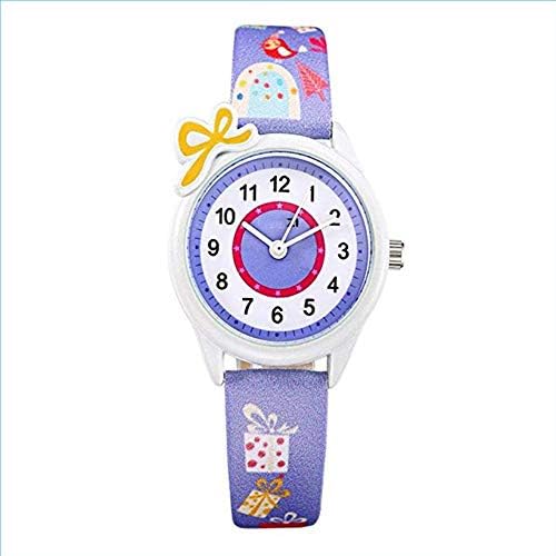 Children's Electronic Digital Simulation Quartz Watch, Kids Cute Bow Time Teacher - Girl Watch Gift