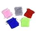 Mudder 100 Pieces Multi Colored Organza Gift Bags Wedding Favor Bags Jewelry Pouches, Small Size