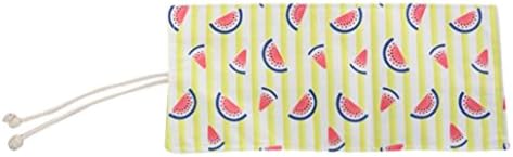 Creative Multicolor Emoji 36 Holes Canvas Wrap Roll up Stationery- Large Storage Pouch Box- Fashion School Pencil Case Holder ,MOONHOUSE (Multicolor A)