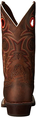 Justin Boots Men's Justin's Silver Collection 12" Western Boot, Brown, 9.5 D US - Thumbnail 2