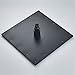 Senlesen Bathroom 10-inch Square Shower Head with LED Light Black Color