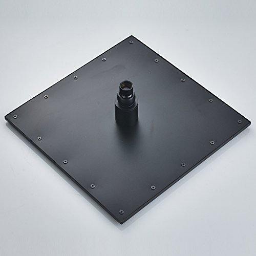 Senlesen Bathroom 10-inch Square Shower Head with LED Light Oil Rubbed Bronze