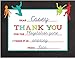 Set of 25 Kids birthday party thank you cards for Trampoline park Gravitopia jump zone big air party with envelopes