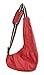 Red Pet Sling Carrier With Shoulder Pad for Small To Medium Dog- Cloth Totes and Carriers By Cozy Courier -Size Medium Pet Carrier