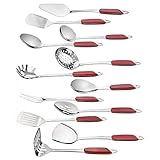 Begale 12-piece Stainless Steel Utensil Set, Cooking Utensils Kitchen Tool Set