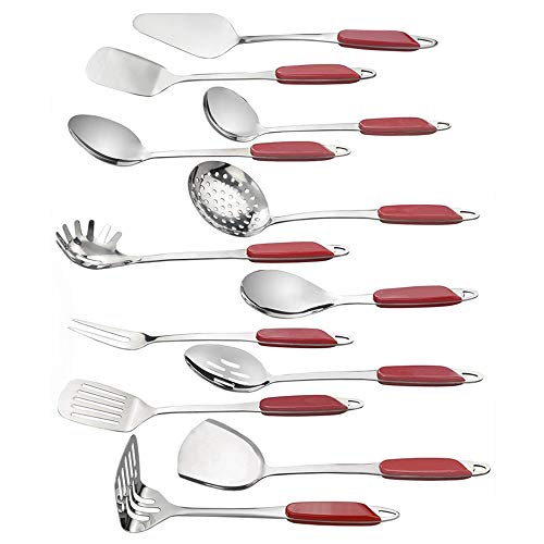 Begale 12-piece Stainless Steel Utensil Set, Cooking Utensils Kitchen Tool Set