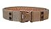 ALAIX Men's Military Style Nylon Tactical Belt Adjustable Rescue Duty Belt Plastic Buckle-Khaki