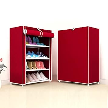 Litleo S Heavy Fiber Designer Collapsible Shoe Stand Wardrobe