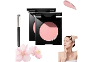 JQJQ Luminance Under Eye Brightener Concealer,Under Eye Brightener,Conceal,Brightens,Tired Skin Correcting Color,Brightener &; Primer Pink (2PCS)
