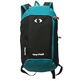X-Sports Coup d'oeil Kids Adults Outdoor Backpack Daypack Mini Small Bookbags 10L(Cyan/Black)