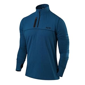 TCA Men’s Fusion Pro QuickDry Long Sleeve Half-Zip Running Top