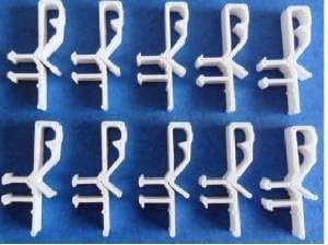 Hidden Valance Clips for Fauxwood or Wood Blinds Pack of 12